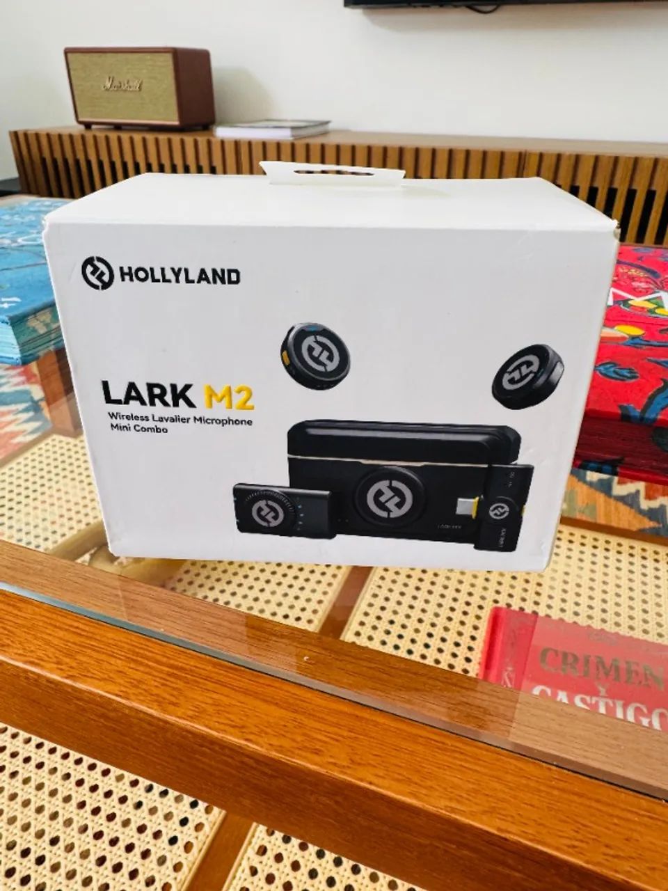 Hollyland Lark M2 Microfone Lapela Sem Fio Compatível Com Android e Apple