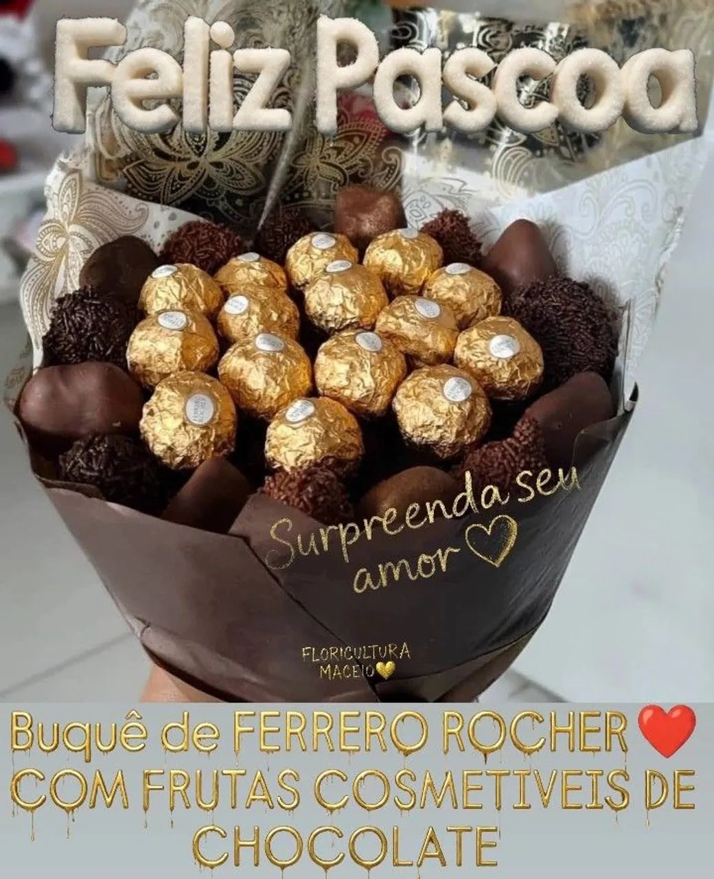 BUQUÊ DE CHOCOLATE 