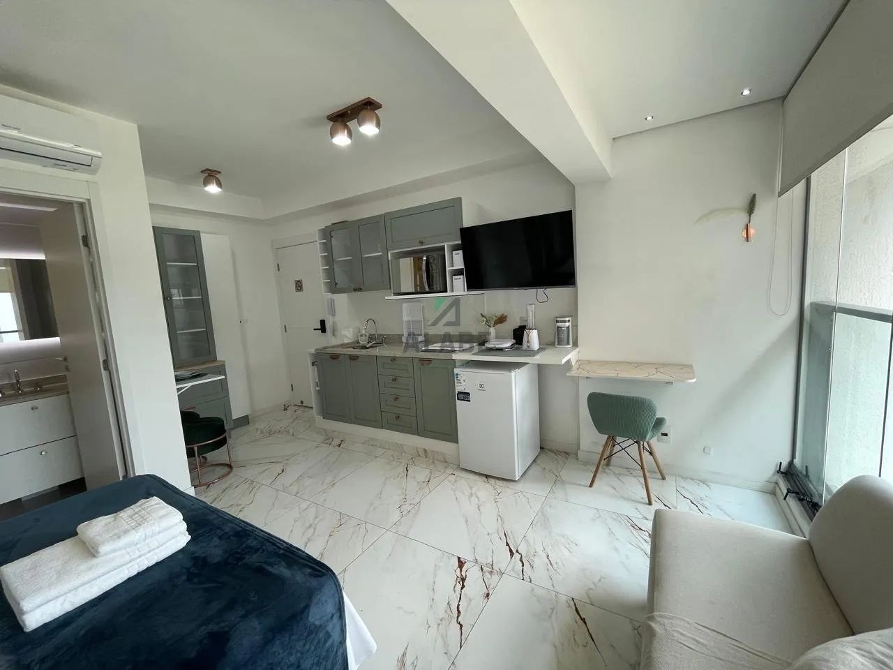 Studio no Brooklin para vender ou alugar com 26m², mobiliado, lindo! - Foto 2