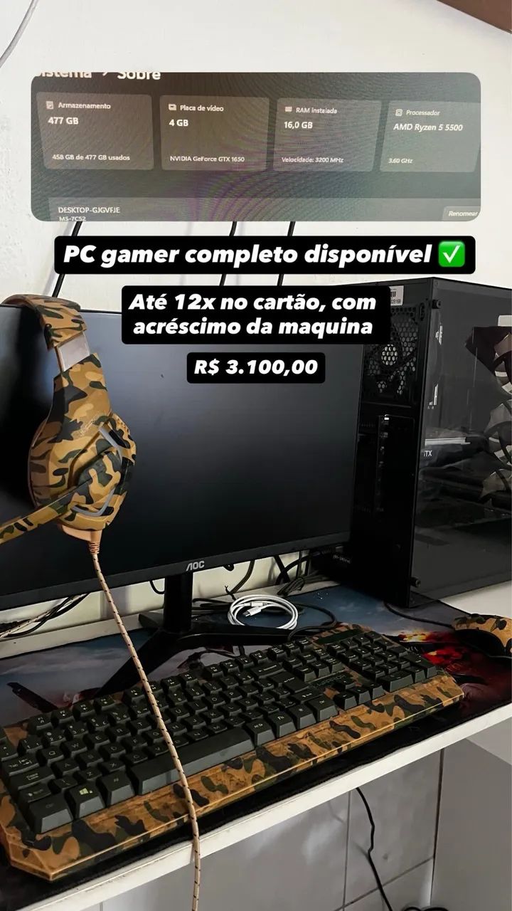 Computador gamer 