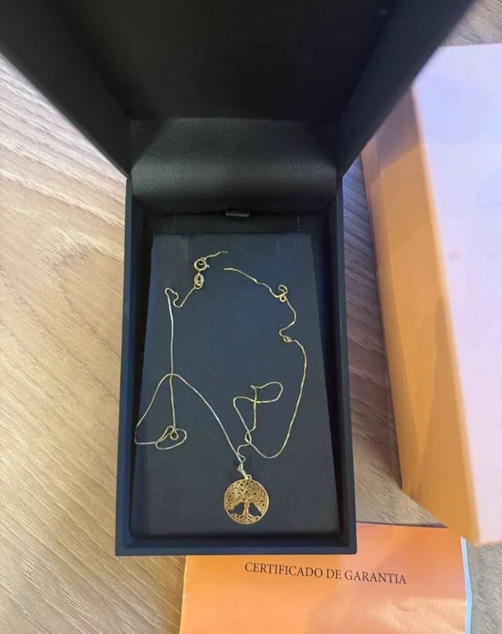 Corrente Ouro Amarelo 18k + Pingente Árvore da Vida Vivara (Com Caixinha e Certificado) - Foto 4