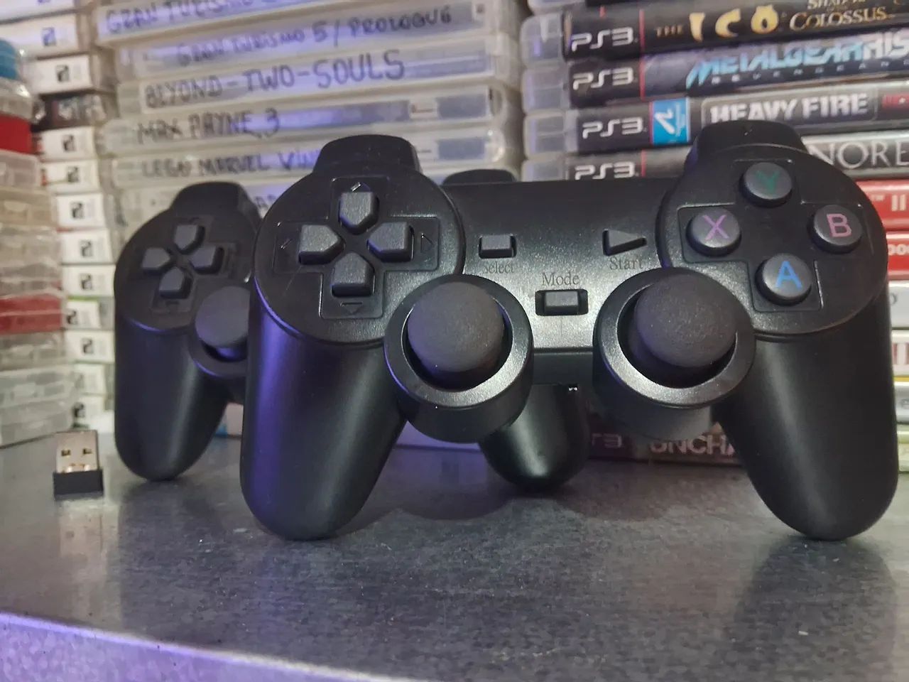 Kit 2 controles Bluetooth usados para PC/Notebook. 