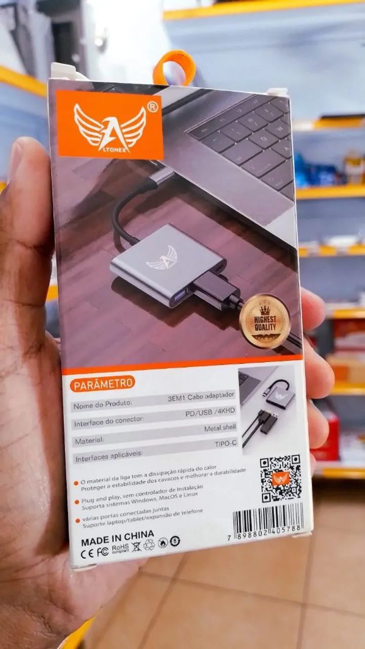 Adaptador USB C para HDMI + USB 3.0 - Foto 2