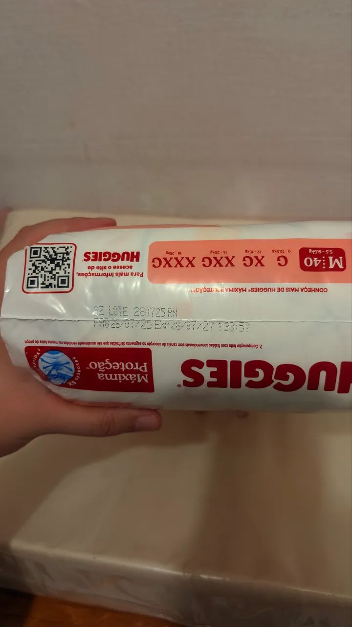 HUGGIES PROTEÇÃO ACOLCHOADA M ? 40 UNIDADES - Foto 2