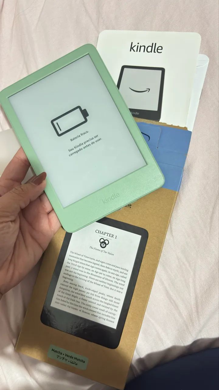 Kindle 11ª geração- 16GB verde  - Foto 3