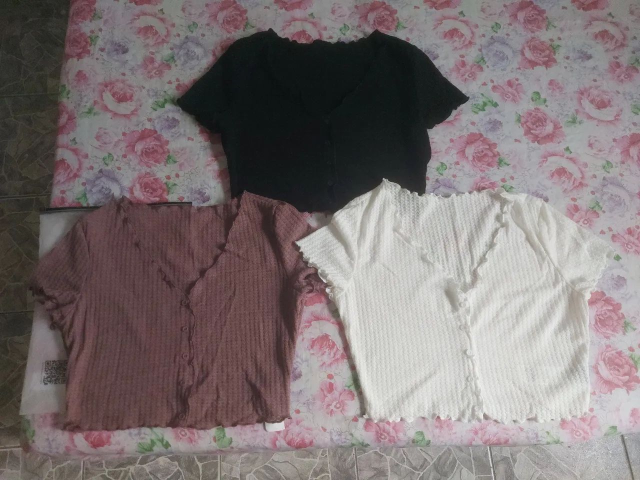Kit 3 cropped da Shein nova !