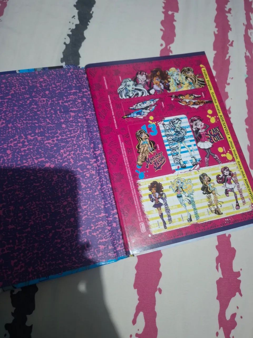Caderno boneca Monster high Frankie - Foto 2