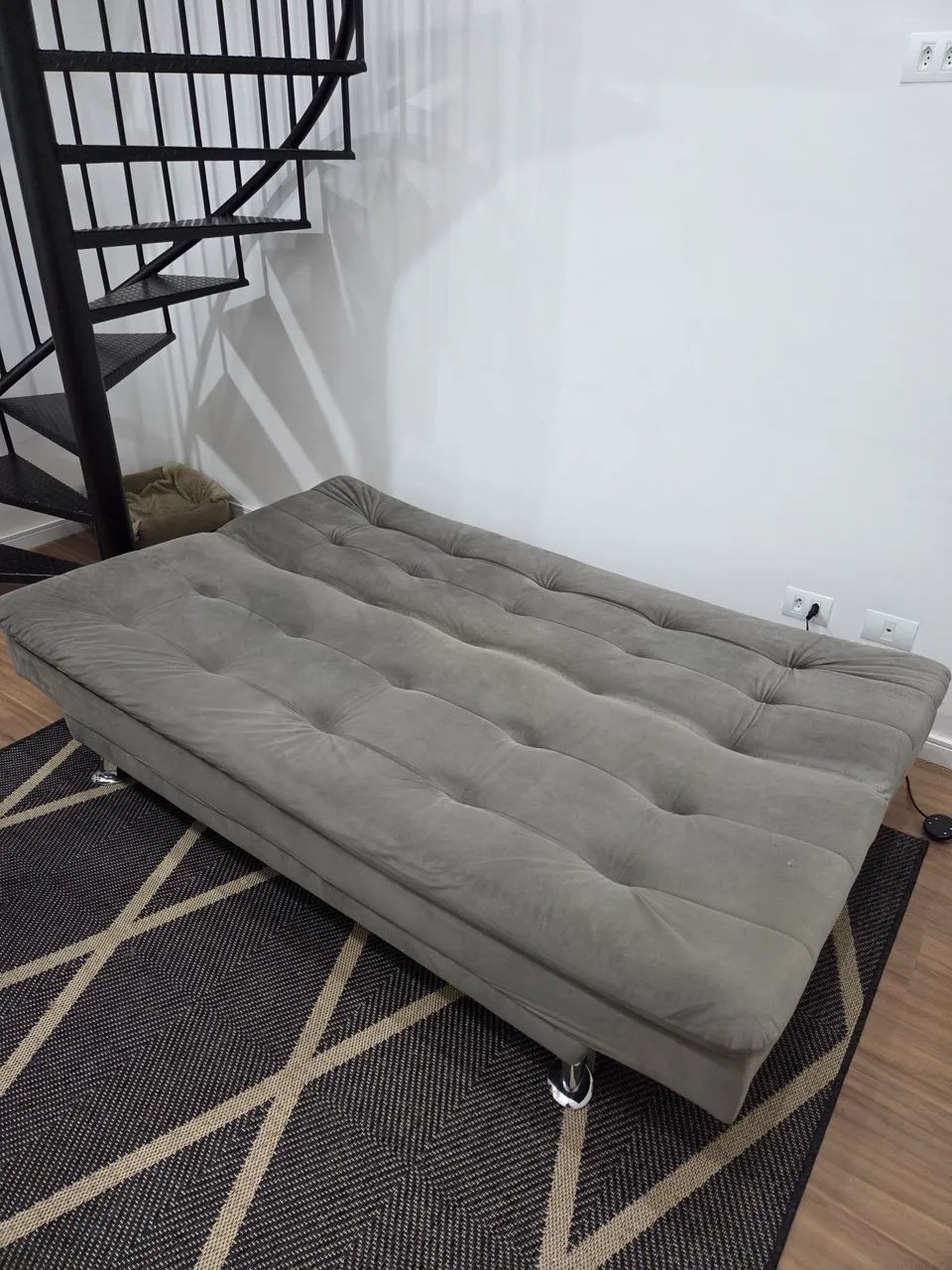 Sofá-cama reclinável Linoforte Espuma D33 - Foto 4