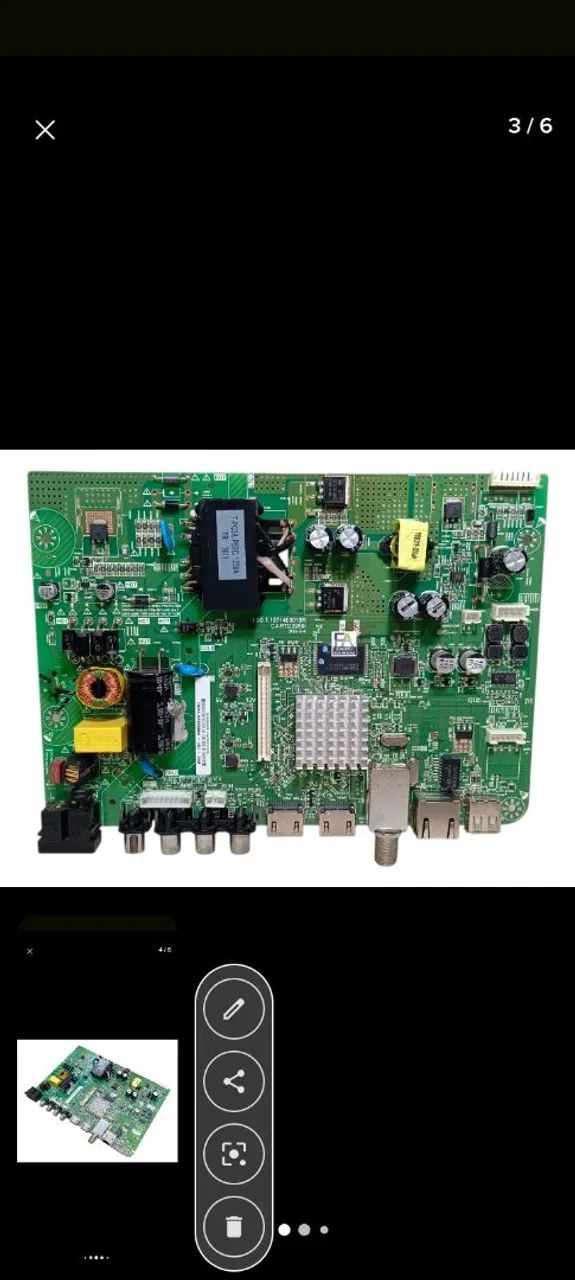 Placa principal tv Philco  - Foto 3