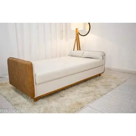 Sofá Cama Ipanema com Baú 2,00 m Linho  Novo!!  Pronta Entrega!! - Foto 3