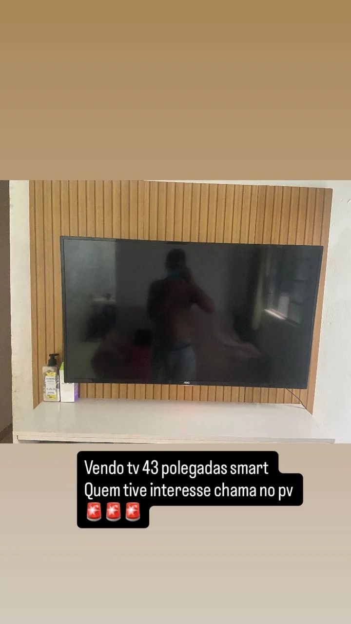 Vendo tv 43 AOC televisão bom estado  - Foto 2