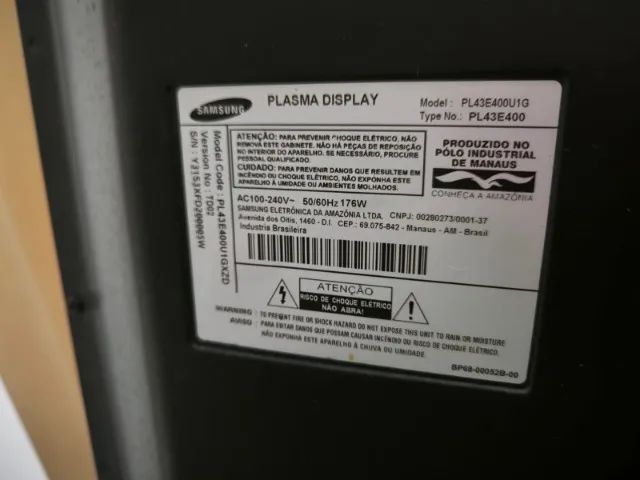 ***TV Plasma 43" Samsung HDMI PL43E400U1G*** - Foto 3