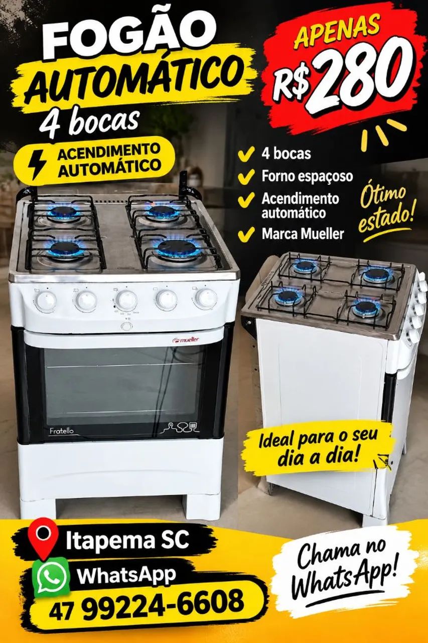 Fogão automático 