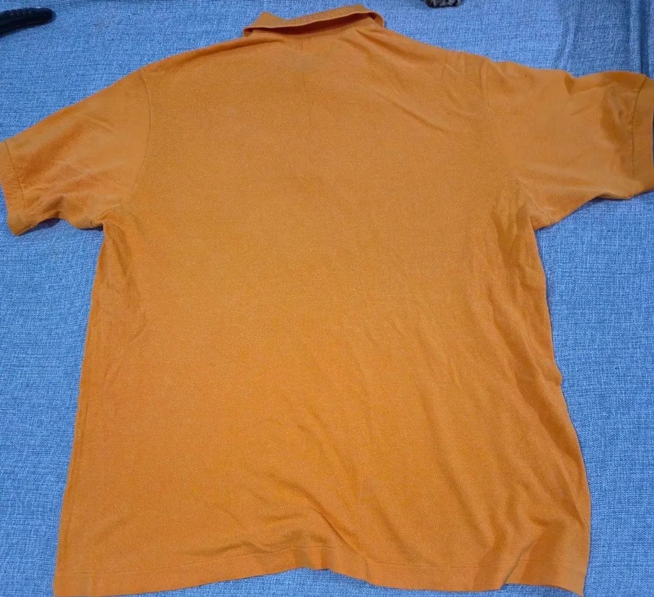 camisa polo Lacoste GG laranja, masculina - Foto 3