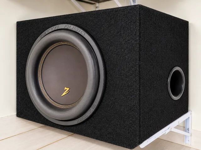 Subwoofer Zetta Audio X-12 Evo 1600RMS 12 polegadas 4+4 Ohms Preto
