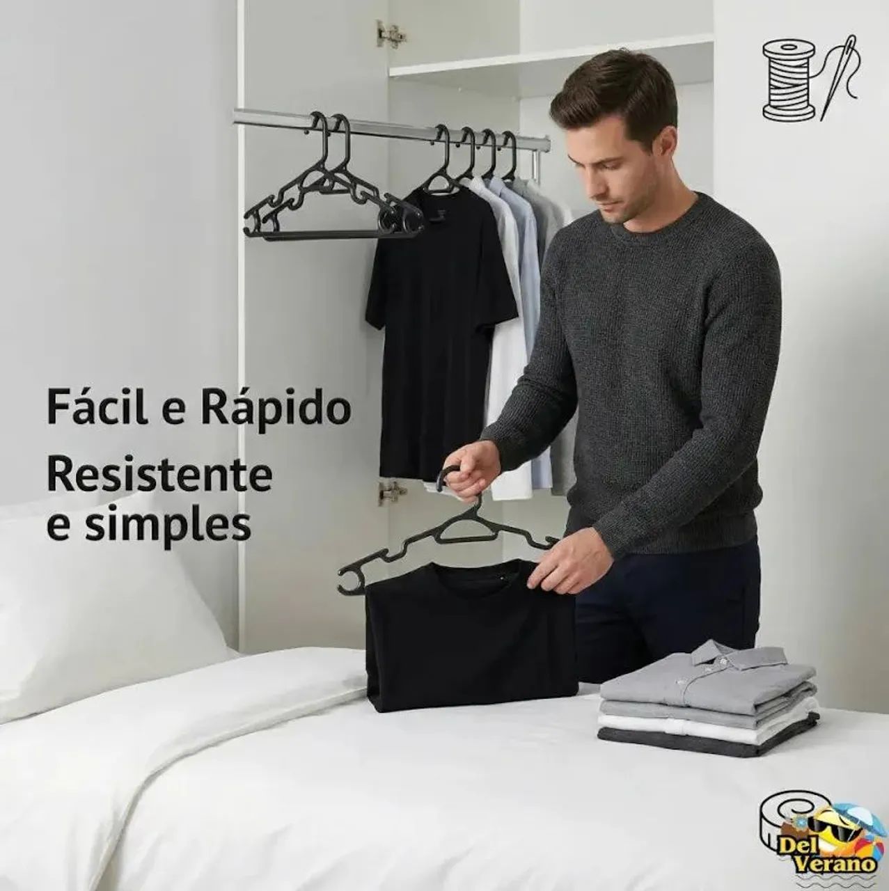 Kit 6 cabides novos plasvale - Foto 2