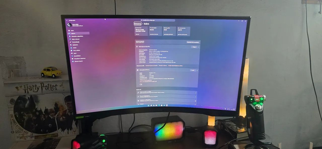 Workstation completa + Odyssey G7 27" + X52 Pro ? R$ 20.000 - Foto 3