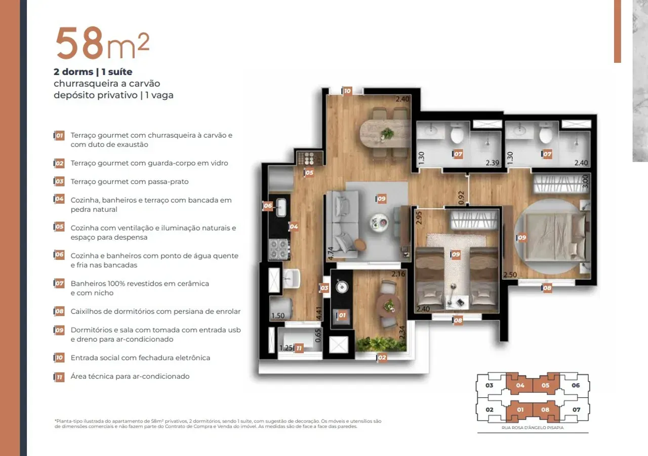 PLANTA 58m²
