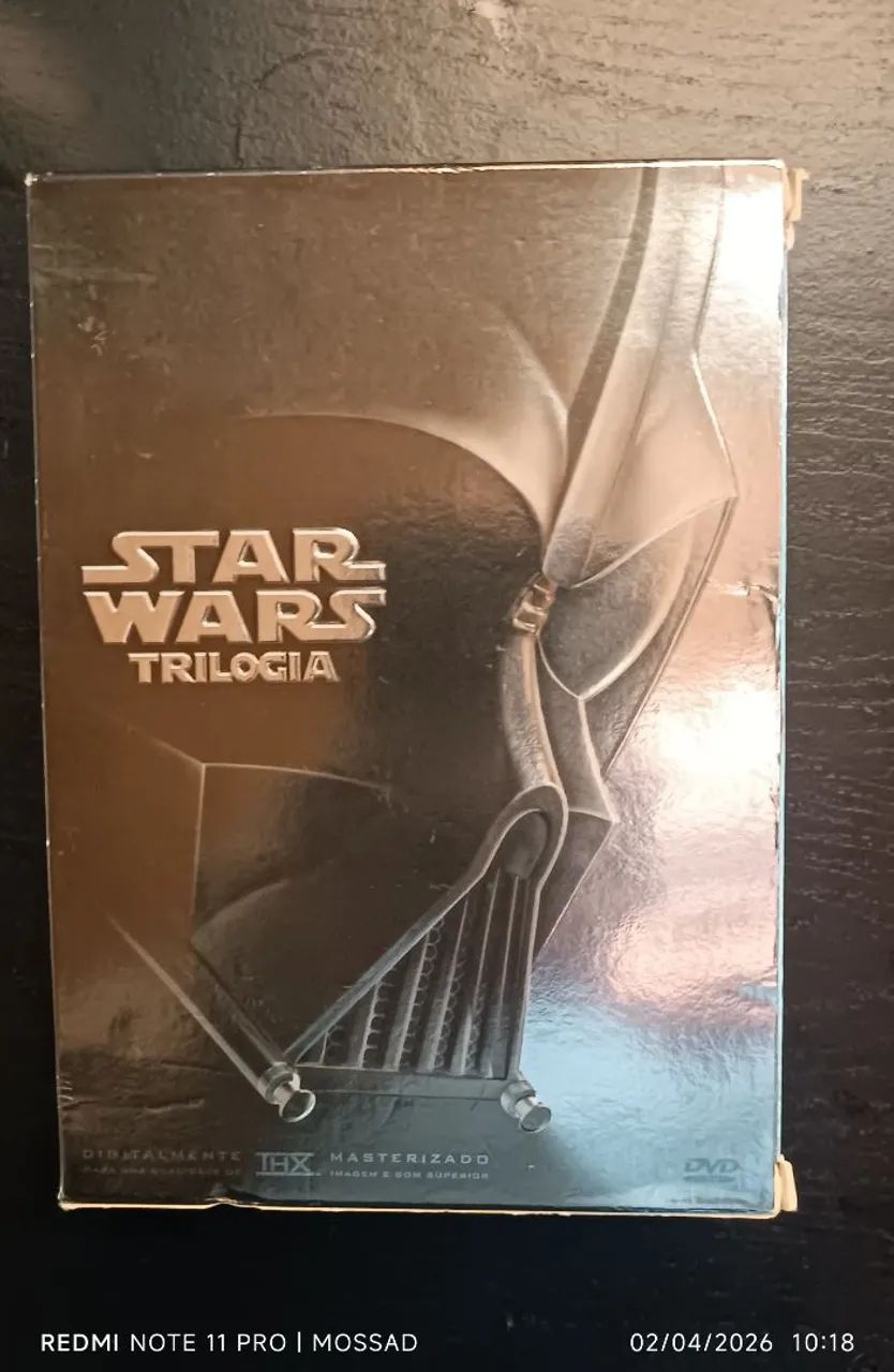 Caixa DVD trilogia Star Wars 
