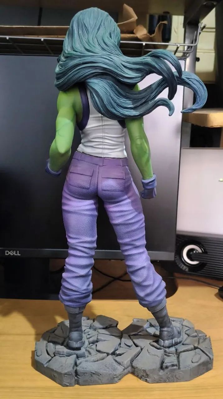She-Hulk escala 1/6, linda peça!!! - Foto 3