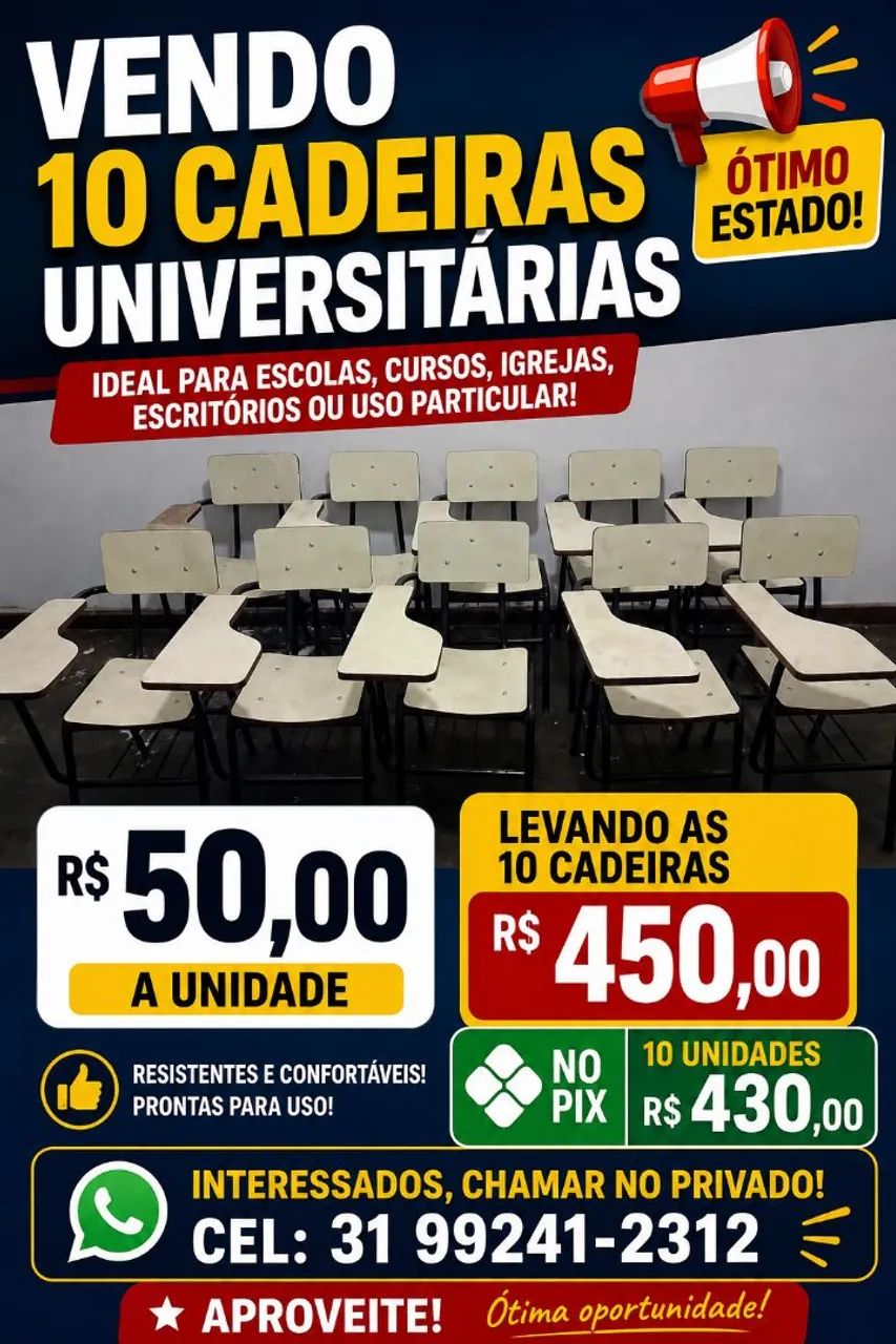 Cadeiras universitaria