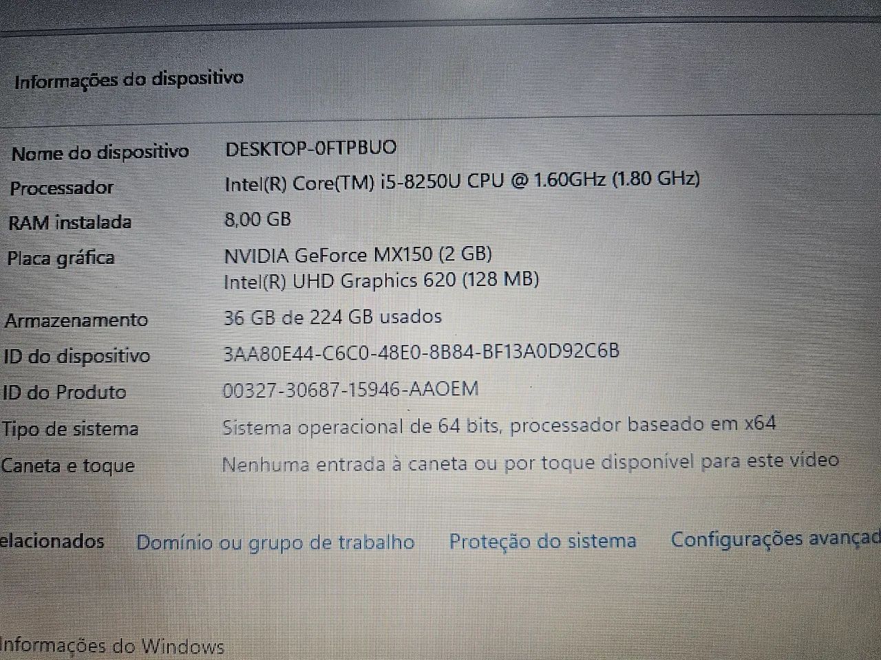 Notebook Lenovo Ideapad 330 - I5, 8gb, SSD 224gb - Foto 4