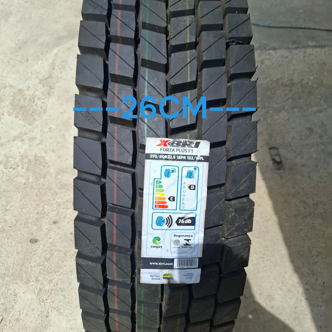 PNEUS 295/80R22,5 XBRI FORZA PLUS F1 18 LONAS
