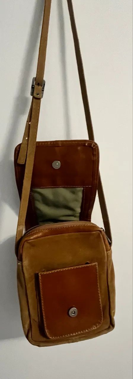 Bolsa transversal Vintage Couro - Foto 2