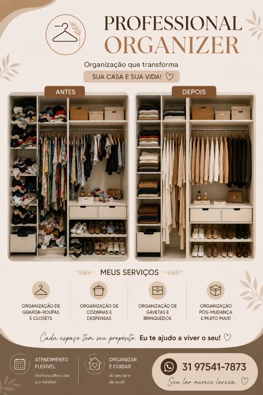 Profissional de organização 