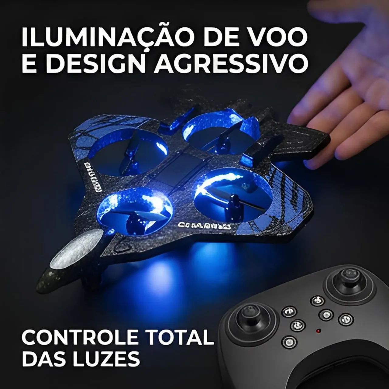 Jato drone vôo horizontal e vertical  - Foto 5