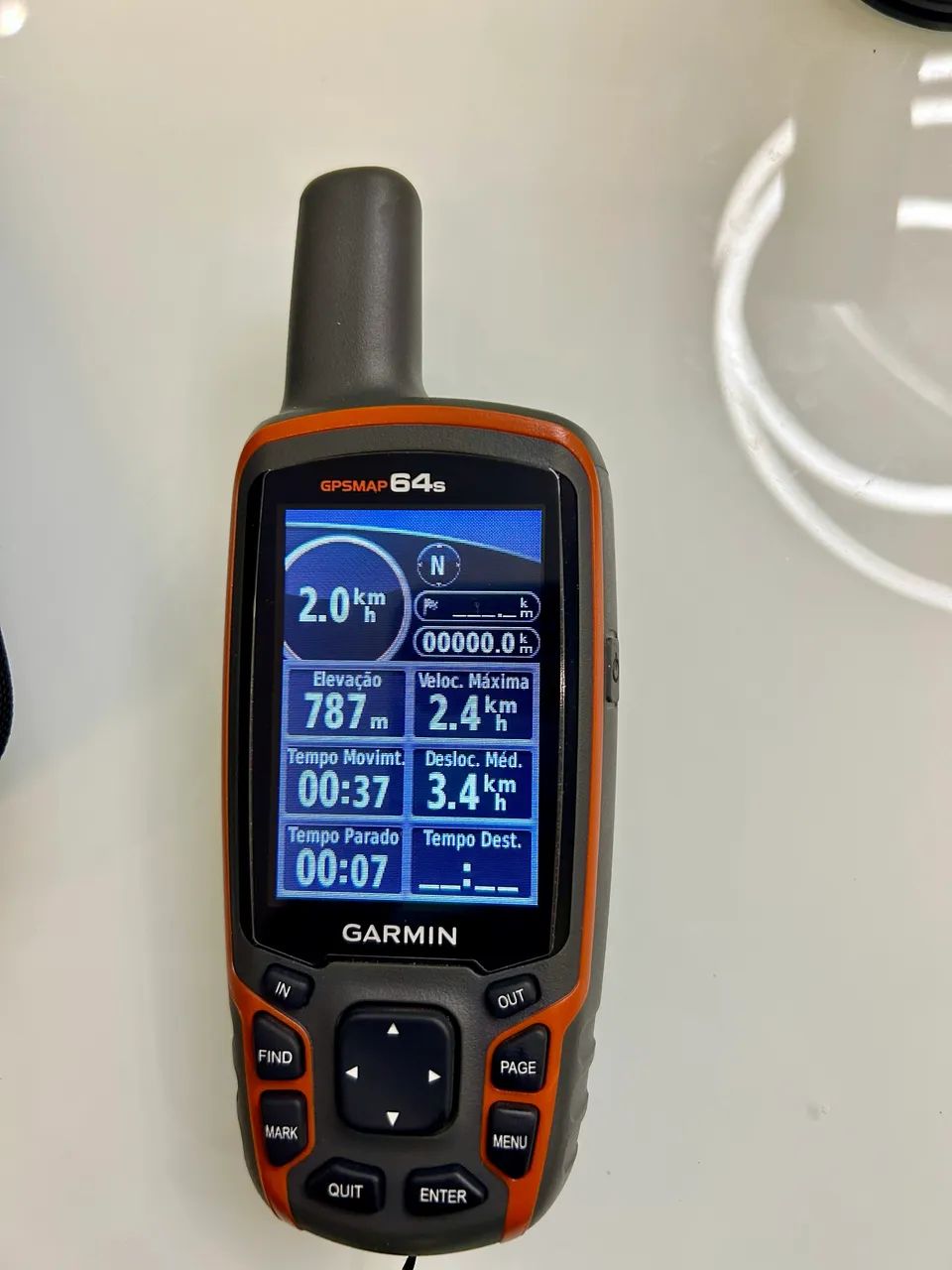 Garmin GPSMap 64S - estado de novo, caixa e manuais