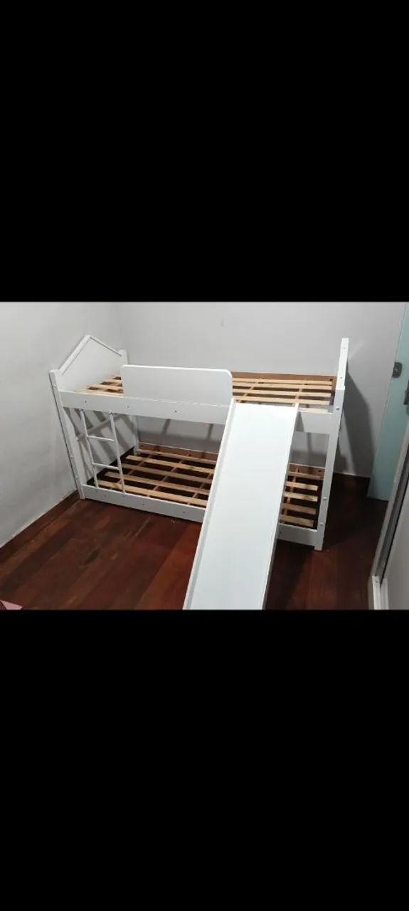 Beliche infantil com escorregador 