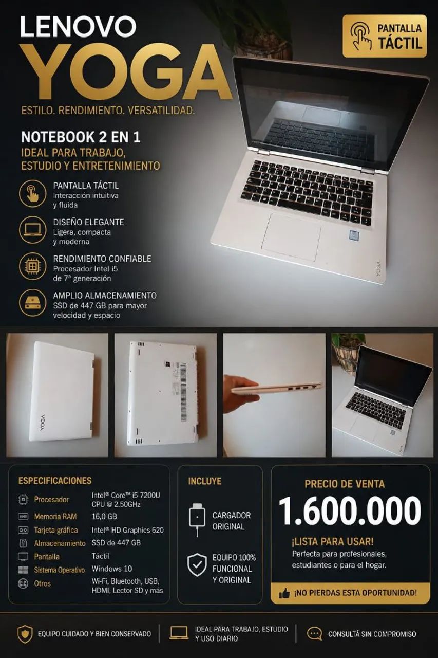 Notebook Lenovo Yoga  - Foto 2