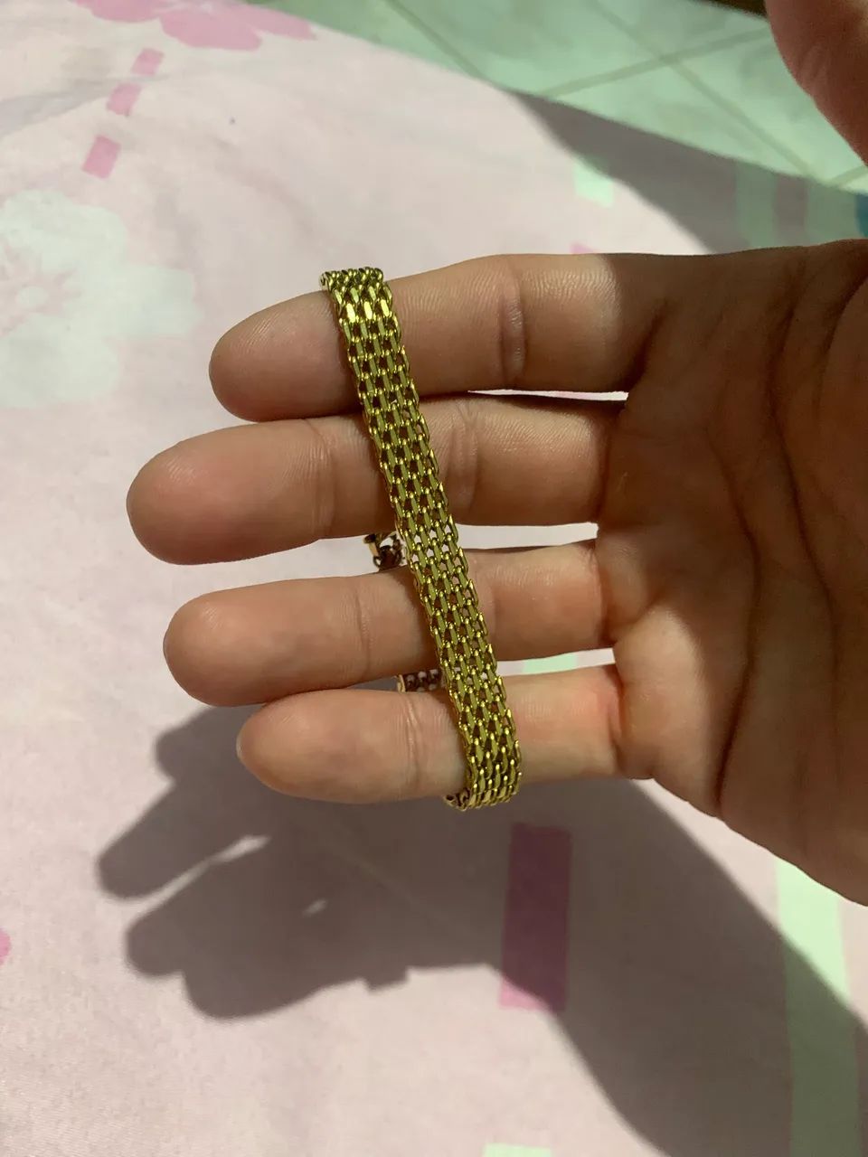 Pulseira banhada a Ouro 18k NOVO
