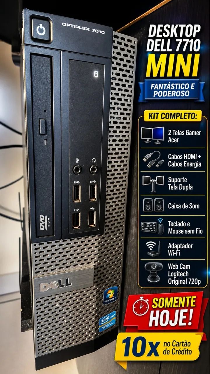 Desktop Dell poderoso 7710 Completo - Foto 3