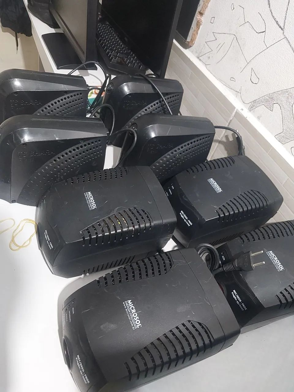 Lote com 8 Estabilizadores Microsol MIE G2 - Todos Funcionando - Foto 2