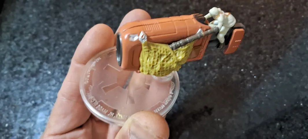 nave Rey's Speeder de Star Wars hotwheels  - Foto 2