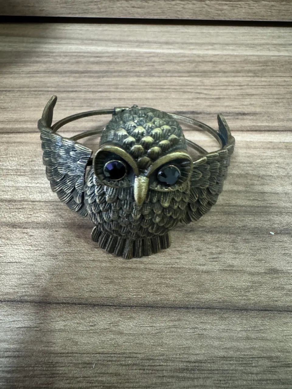 Bracelete coruja vintage 