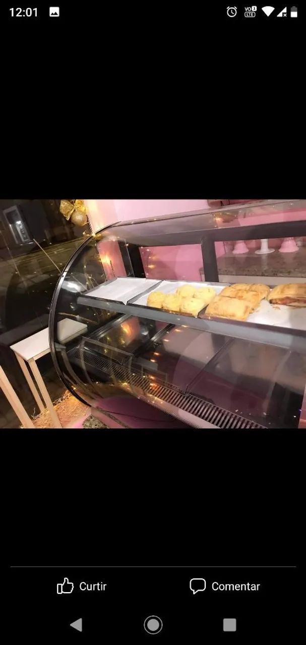 Balcão refrigerado e estufa de Salgados - Foto 2