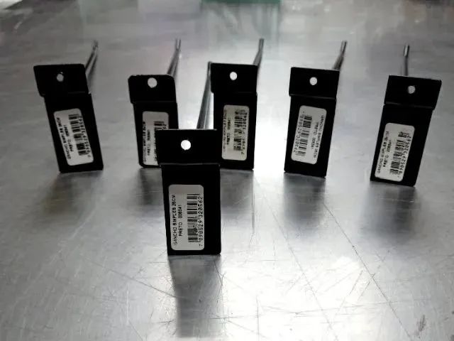 50 Ganchos 25cm Parede Canaletada NOVO - Foto 4