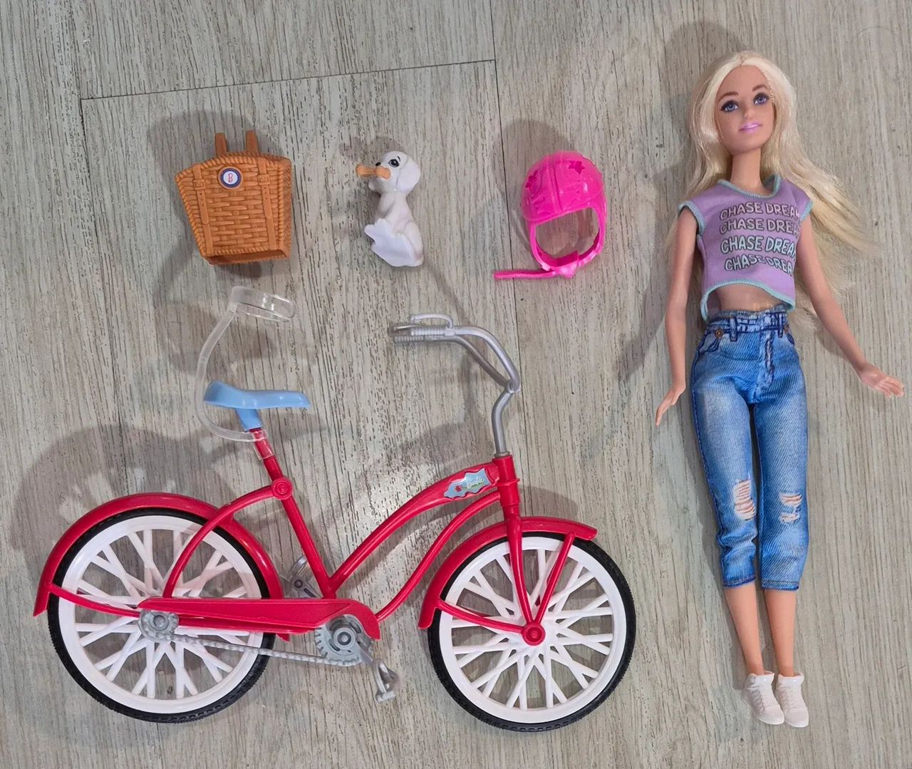 Boneca Barbie com Bicicleta e cachorrinho da Mattel - Foto 2