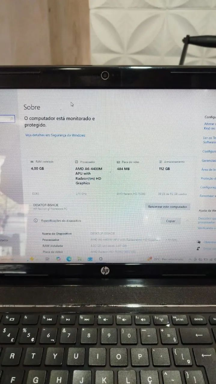 HP AMD A6 4400M - Foto 3