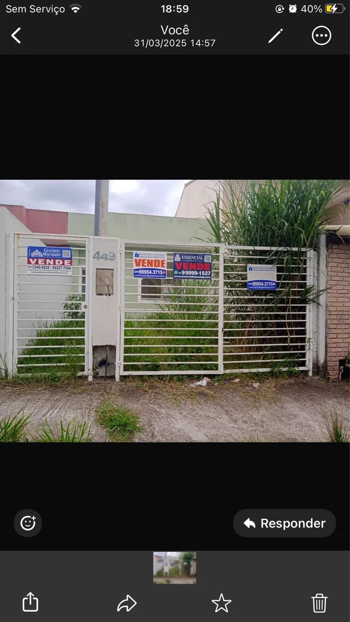 Vende- se portão de metalon vazado - Foto 2