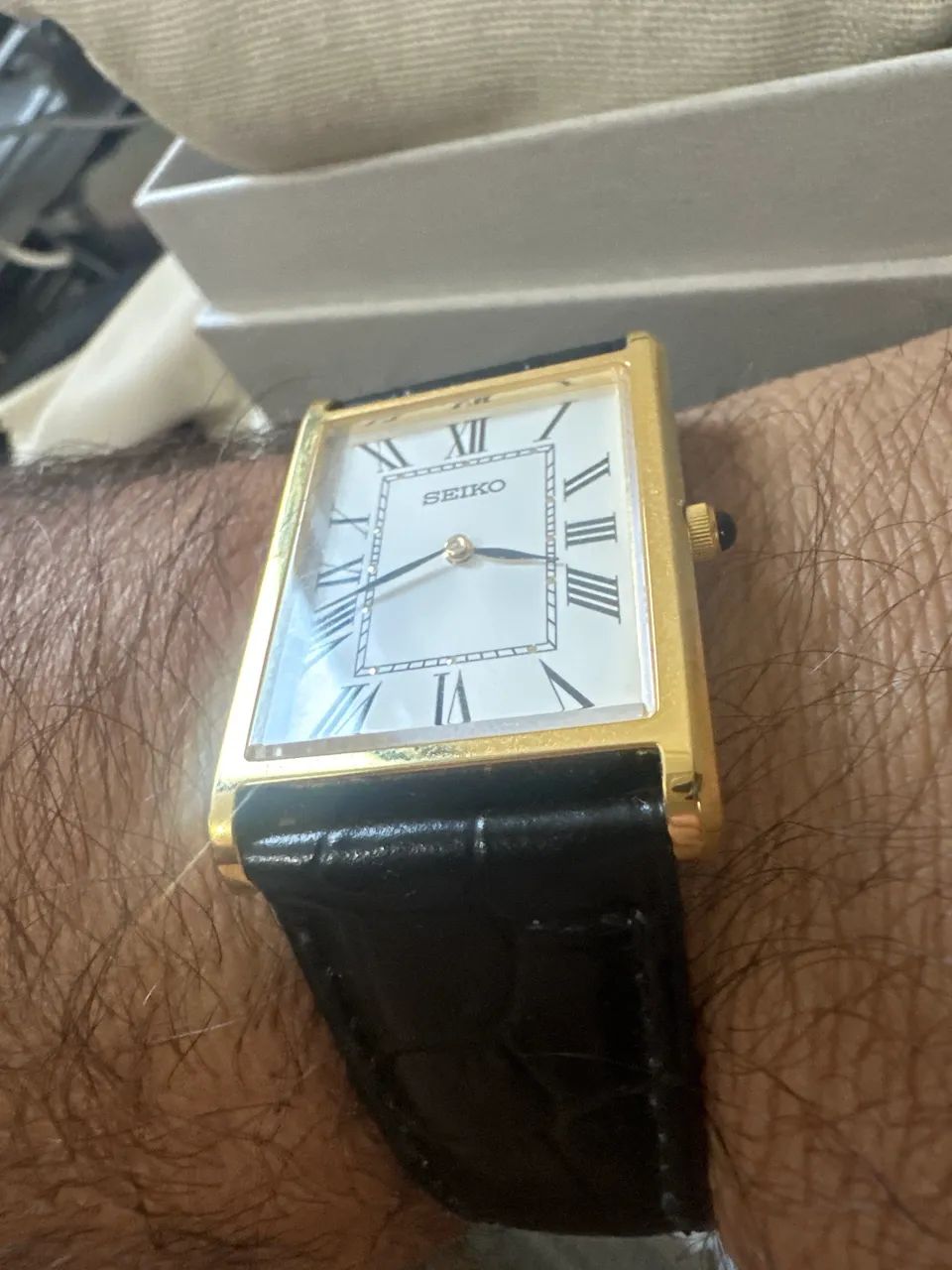 RELÓGIO SEIKO TANK ORIGINAL NOVO  - Foto 4