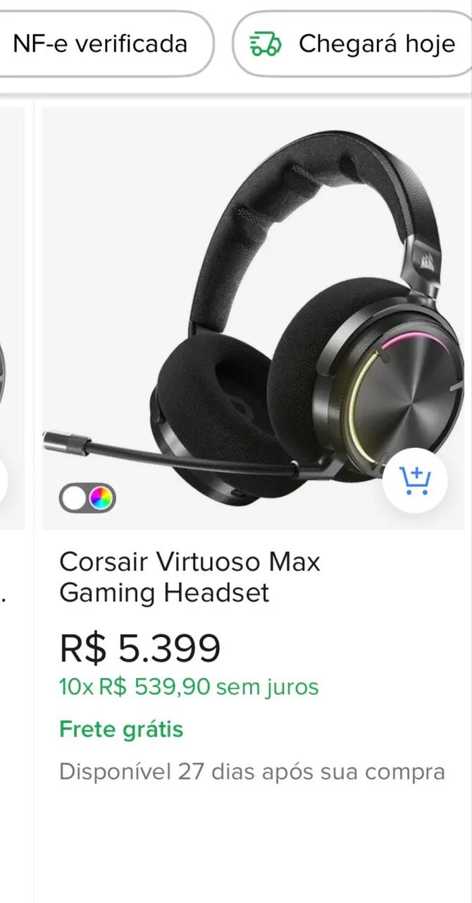 Headset Corsair Virtuoso Max Wireless - Foto 4