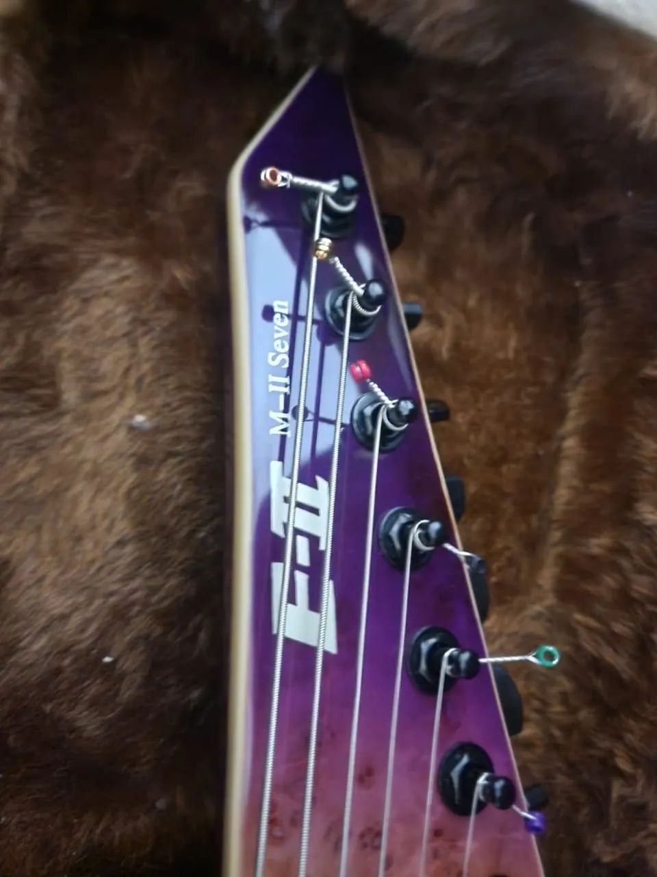 Guitarra 7 Cordas ESP E-II Chinesa com Floyd Rose - Foto 3