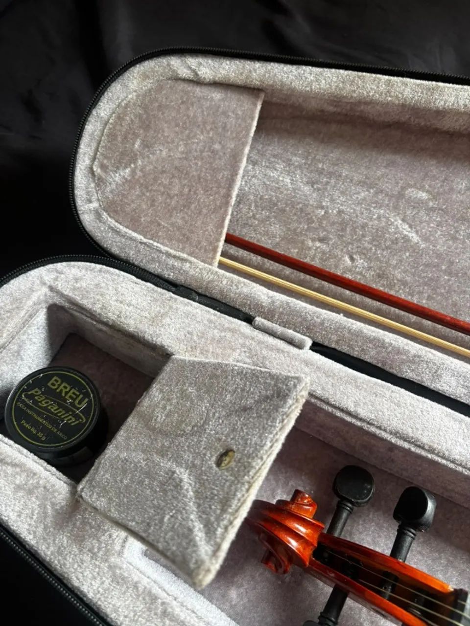 Violino Schieffer com arco, estojo e breu - Foto 3