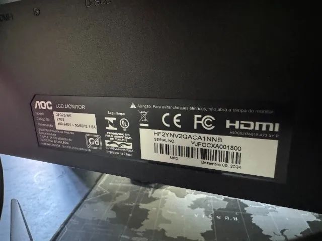 Monitor Gamer AOC 27 polegadas Full HD 1080p - Foto 3