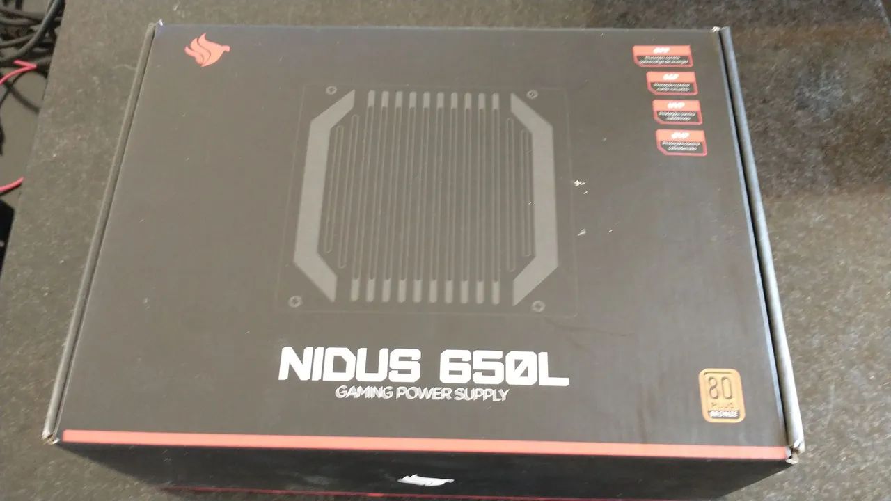Fonte Pichau Nidus 650W 80 Plus Bronze - Ótimo Estado - Foto 6