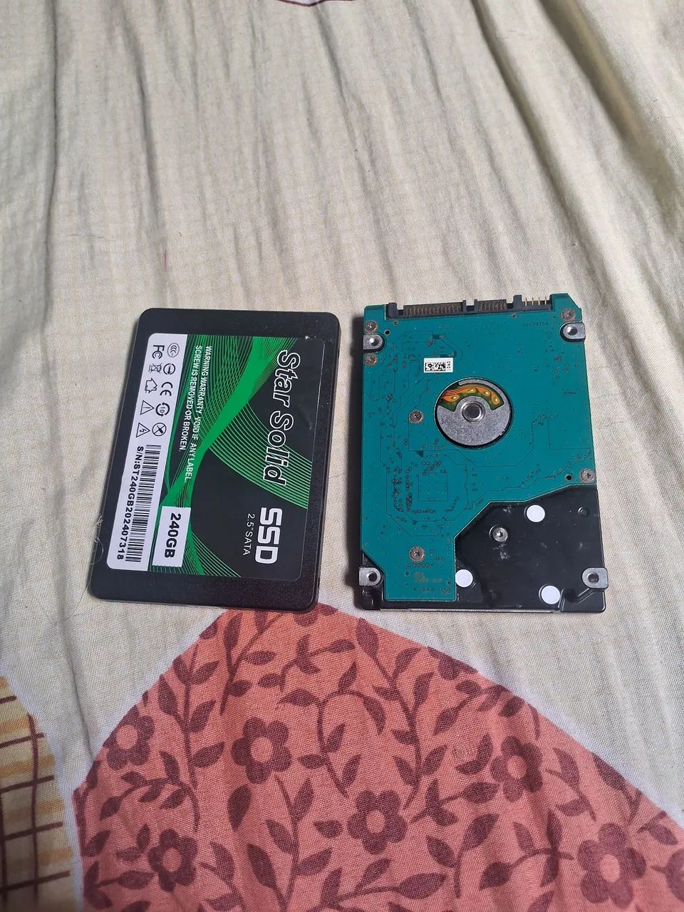 SSD e HD sem certeza de funcionamento